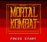 Mortal Kombat — Title screen
