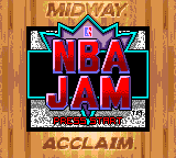 NBA Jam — Title screen