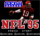 NFL '95 — Title screen