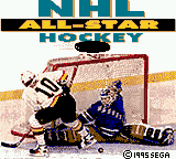NHL All-Star Hockey — Title screen