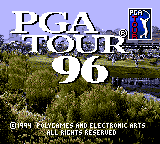 PGA Tour 96 — Title screen