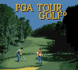PGA Tour Golf — Title screen