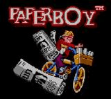 Paperboy — Title screen