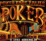 Poker Face Paul's Poker — Title screen