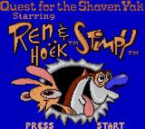 Quest for the Shaven Yak starring Ren Hoek & Stimpy — Title screen