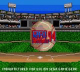 R.B.I. Baseball '94 — Title screen