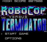 RoboCop Versus The Terminator — Title screen