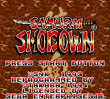 Samurai Shodown — Title screen