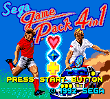 Sega Game Pack 4 in 1 — Title screen