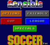 Sensible Soccer : European Champions — Title screen