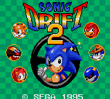 Sonic Drift 2 — Title screen