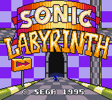 Sonic Labyrinth — Title screen