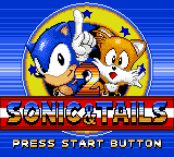 Sonic the Hedgehog : Triple Trouble — Title screen