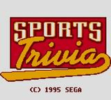 Sports Trivia : Championship Edition — Title screen