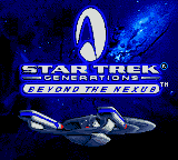 Star Trek : Generations : Beyond the Nexus — Title screen