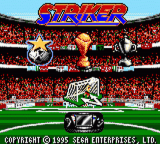 Striker — Title screen