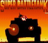 Super Battletank — Title screen