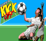 Super Kick Off — Title screen