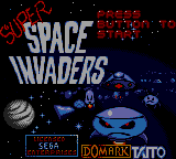 Super Space Invaders — Title screen