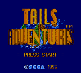 Tails Adventure — Title screen