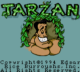 Tarzan : Lord of the Jungle — Title screen