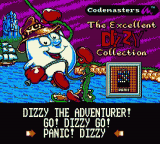 The Excellent Dizzy Collection — Title screen