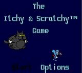 The Itchy & Scratchy Game — Title screen