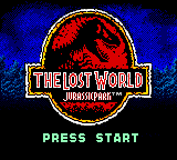 The Lost World : Jurassic Park — Title screen