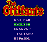The Ottifants — Title screen
