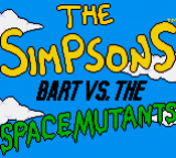 The Simpsons : Bart vs the Space Mutants — Title screen