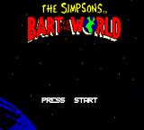 The Simpsons : Bart vs. the World — Title screen