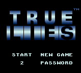 True Lies — Title screen