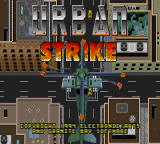 Urban Strike — Title screen