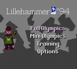 Winter Olympic Games: Lillehammer '94 — Title screen