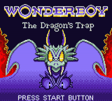 Wonder Boy : The Dragon's Trap — Title screen