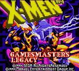 X-Men : GamesMaster's Legacy — Title screen