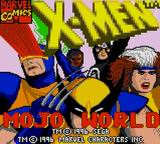 X-Men : Mojo World — Title screen