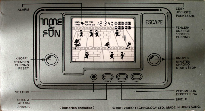 Escape — Box back