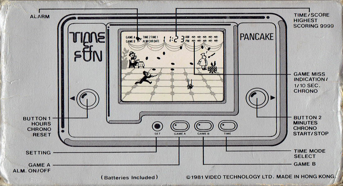 Pancake — Box back