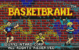 Basketbrawl — Title screen