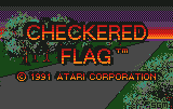 Checkered Flag — Title screen