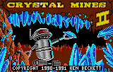 Crystal Mines II — Title screen