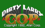 Dirty Larry : Renegade Cop — Title screen