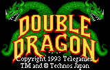 Double Dragon — Title screen