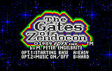 Gates Of Zendocon — Title screen