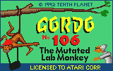 Gordo 106 — Title screen