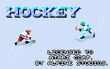 Hockey — Title screen