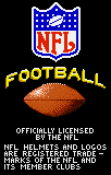 Nfl Football — Title screen