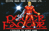 Power Factor — Title screen