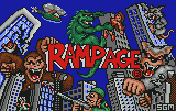 Rampage — Title screen